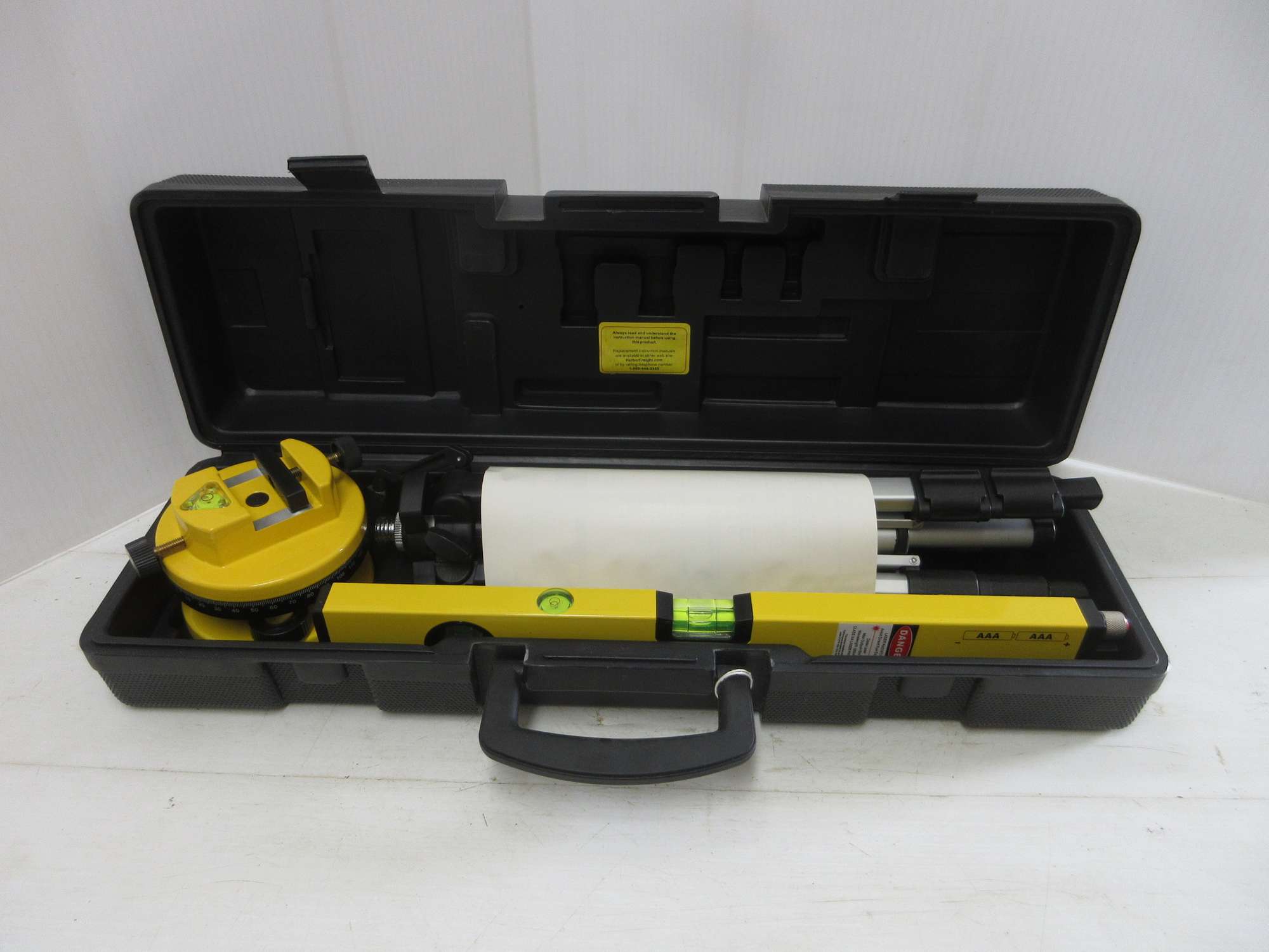 Albrecht Auctions | Harbor Freight 2006 16" Laser Level with a 360