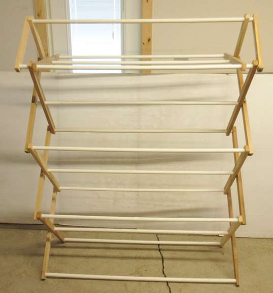 Large Clothes Drying Rack, Folds Up and Down for Storage