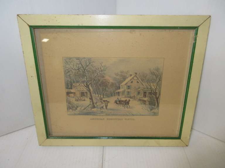 Currier & Ives American Homestead Winter, Unknown Origin