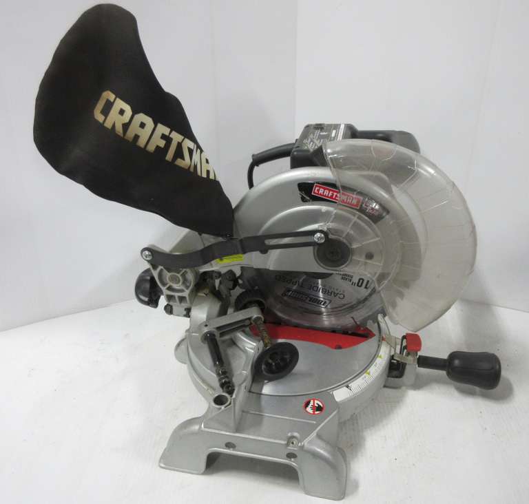 Albrecht Auctions | Sears Craftsman 10" Laser Compound Miter Saw