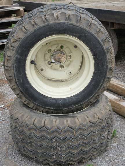 Cub Cadet Rear Tires and Rims, 23x10.5-12