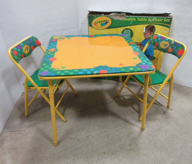 Kids Crayola Table with Two Chairs in Box