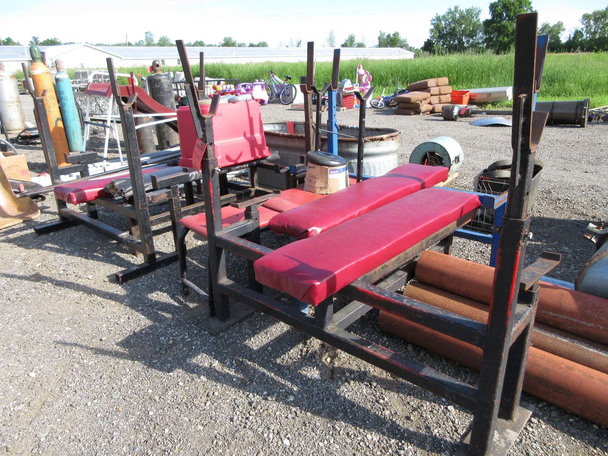 Albrecht Auctions (5) Weight Benches, Up to 48"W x 46"H