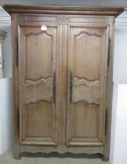 Primitive Late 1800s Wood Armoire