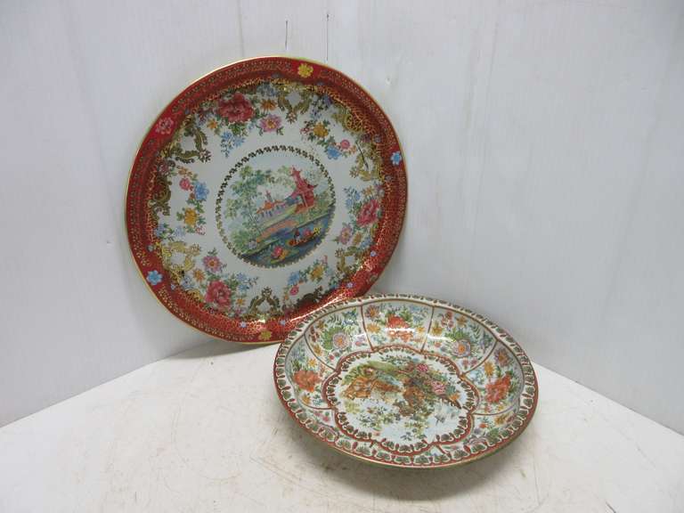 (2) Daher Decorated Ware Tins