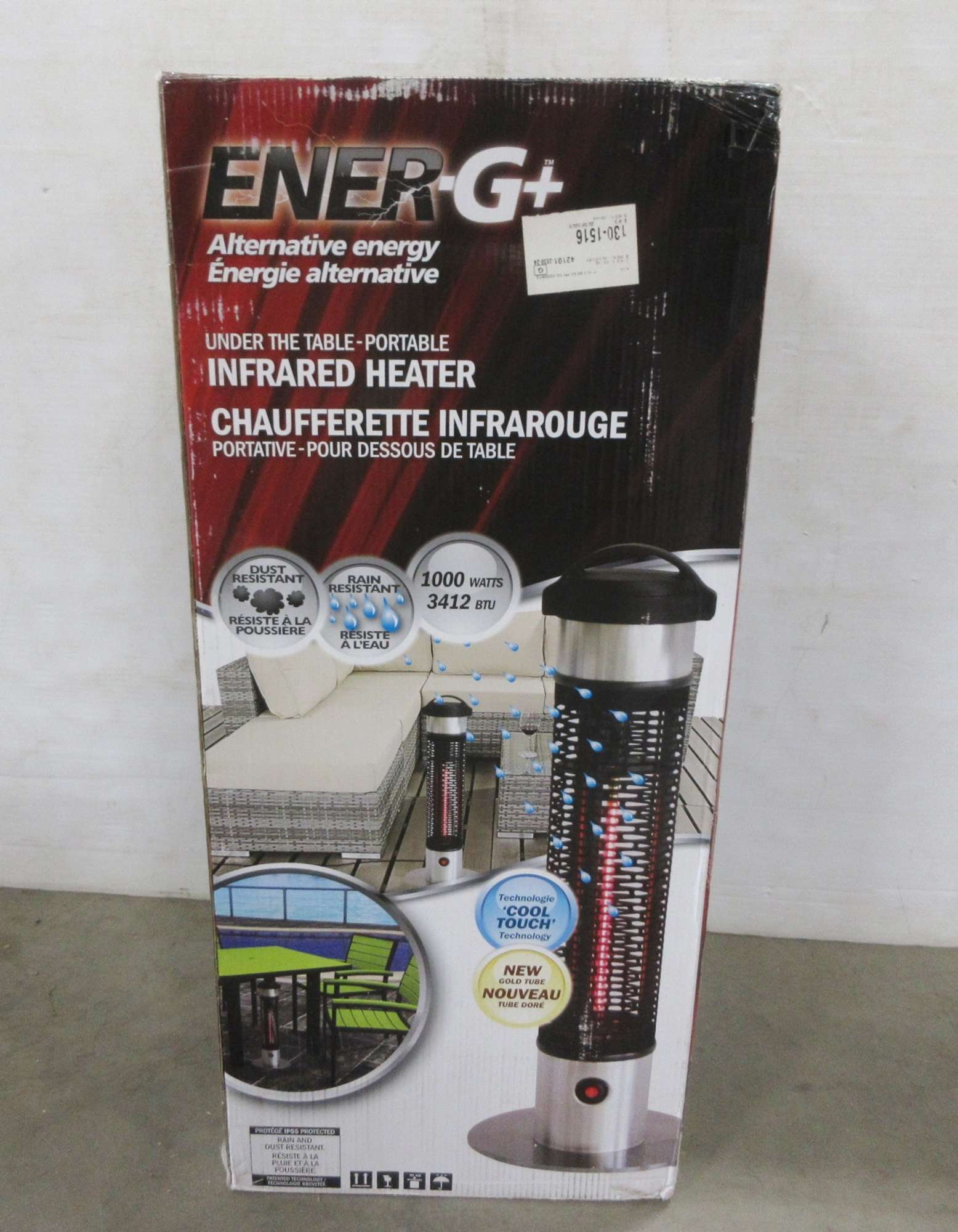Albrecht Auctions EnerG+ Under the Table Portable Infrared Heater