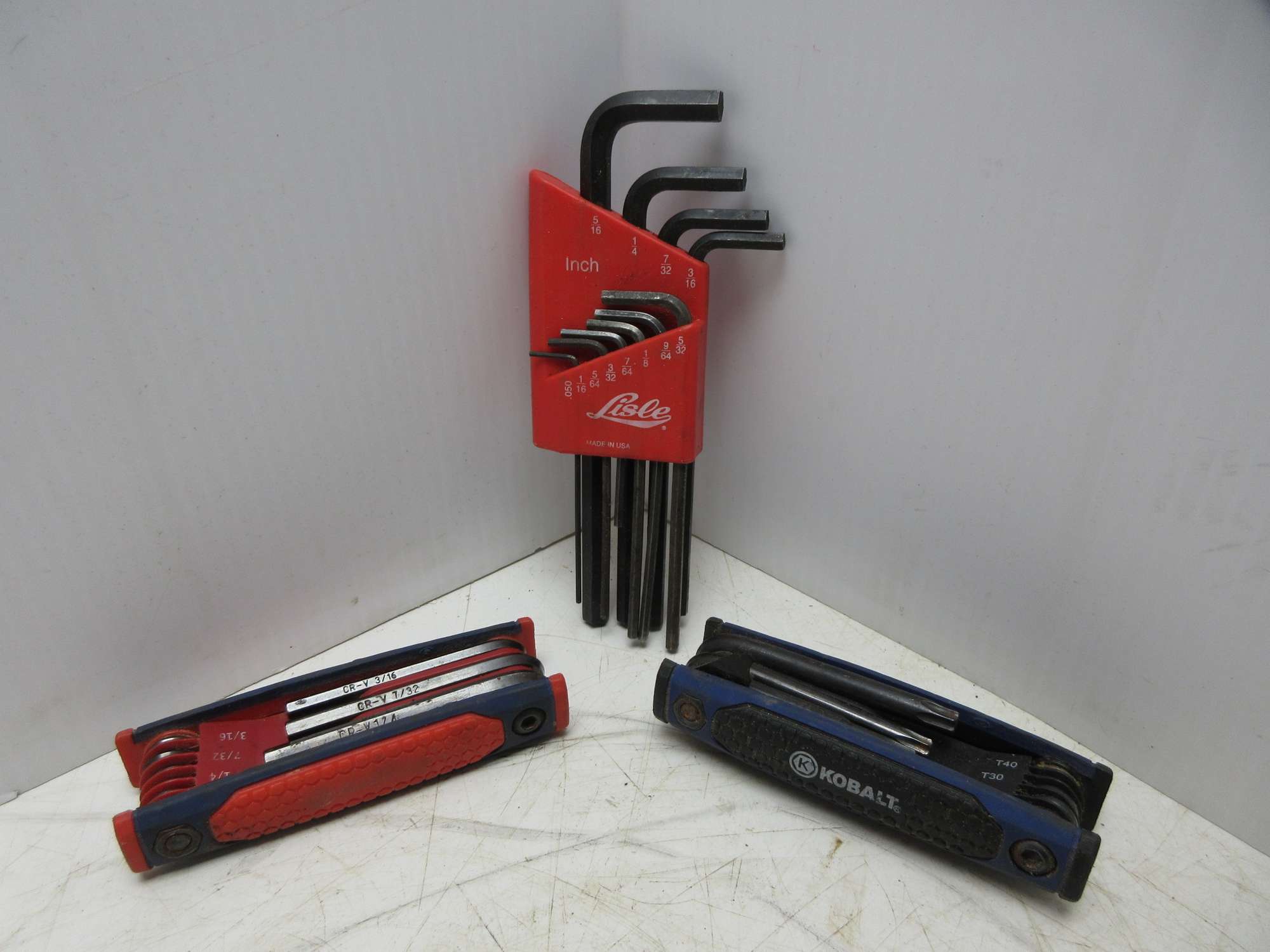 Albrecht Auctions (2) Kobalt Allen Wrench Foldable Pocket Hex Sets, 5