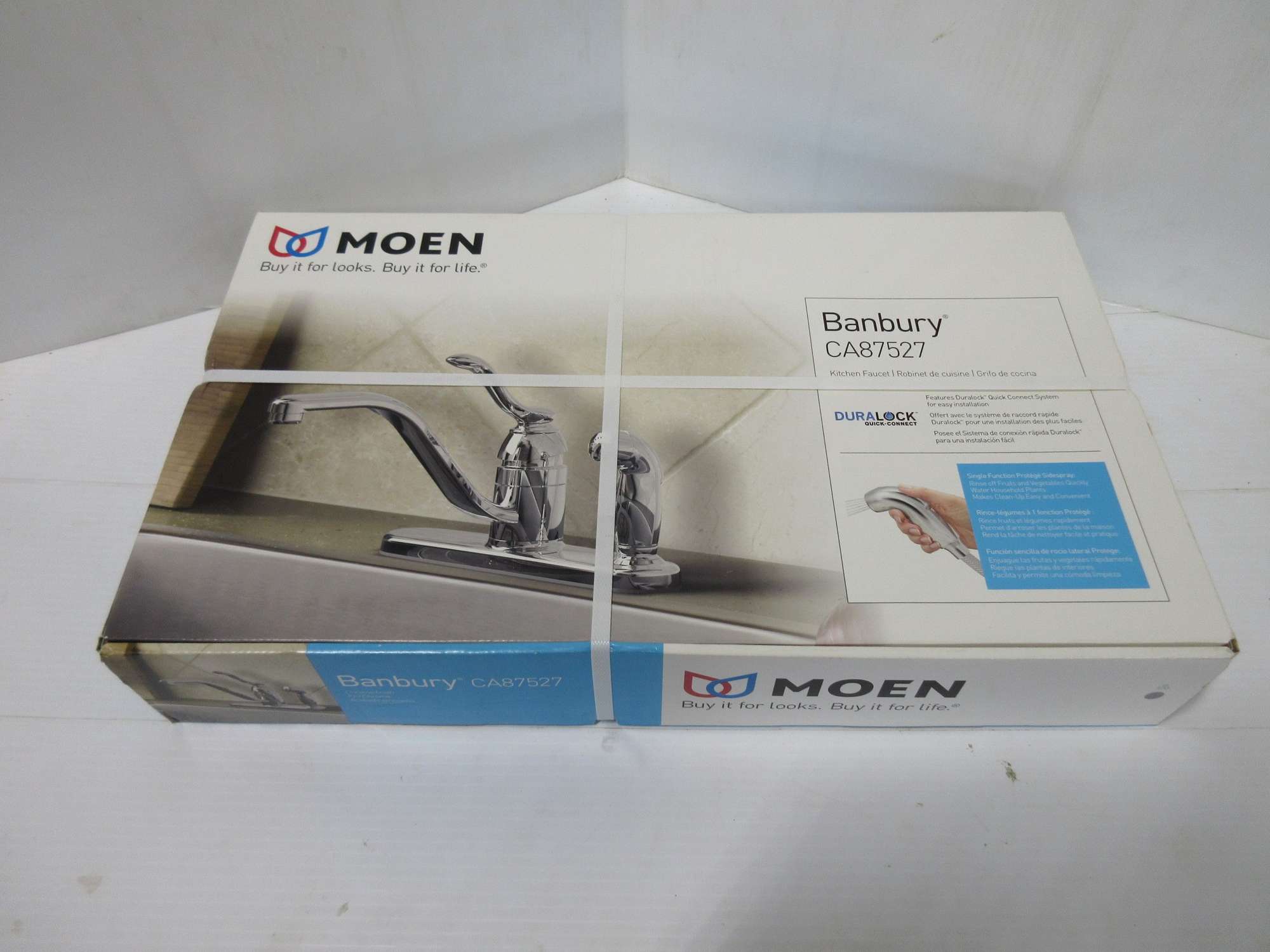 Albrecht Auctions | Moen Banbury Kitchen Faucet with Side Sprayer