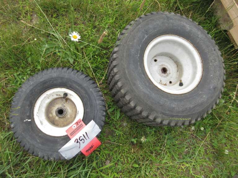 (2) Lawn Mower Tires, 15x6.00-6 and 20x8.00-8