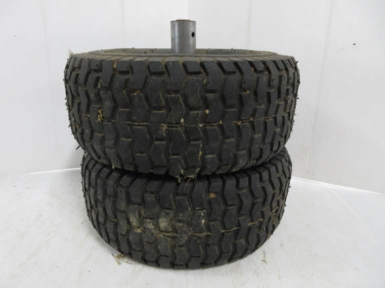 (2) Craftsman Riding Lawn Mower Wheels and Tires