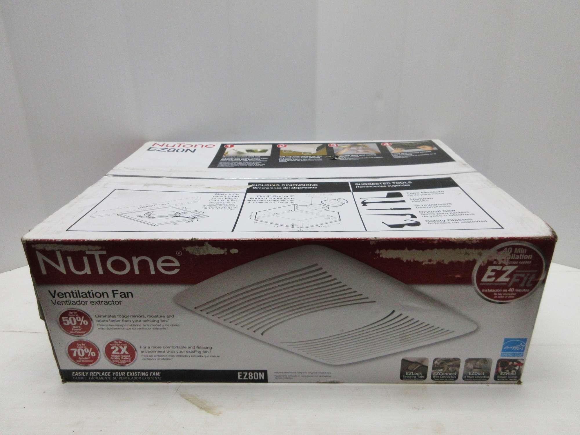 Albrecht Auctions | NuTone Bathroom Ventilation Fan, EnergyStar, 70%