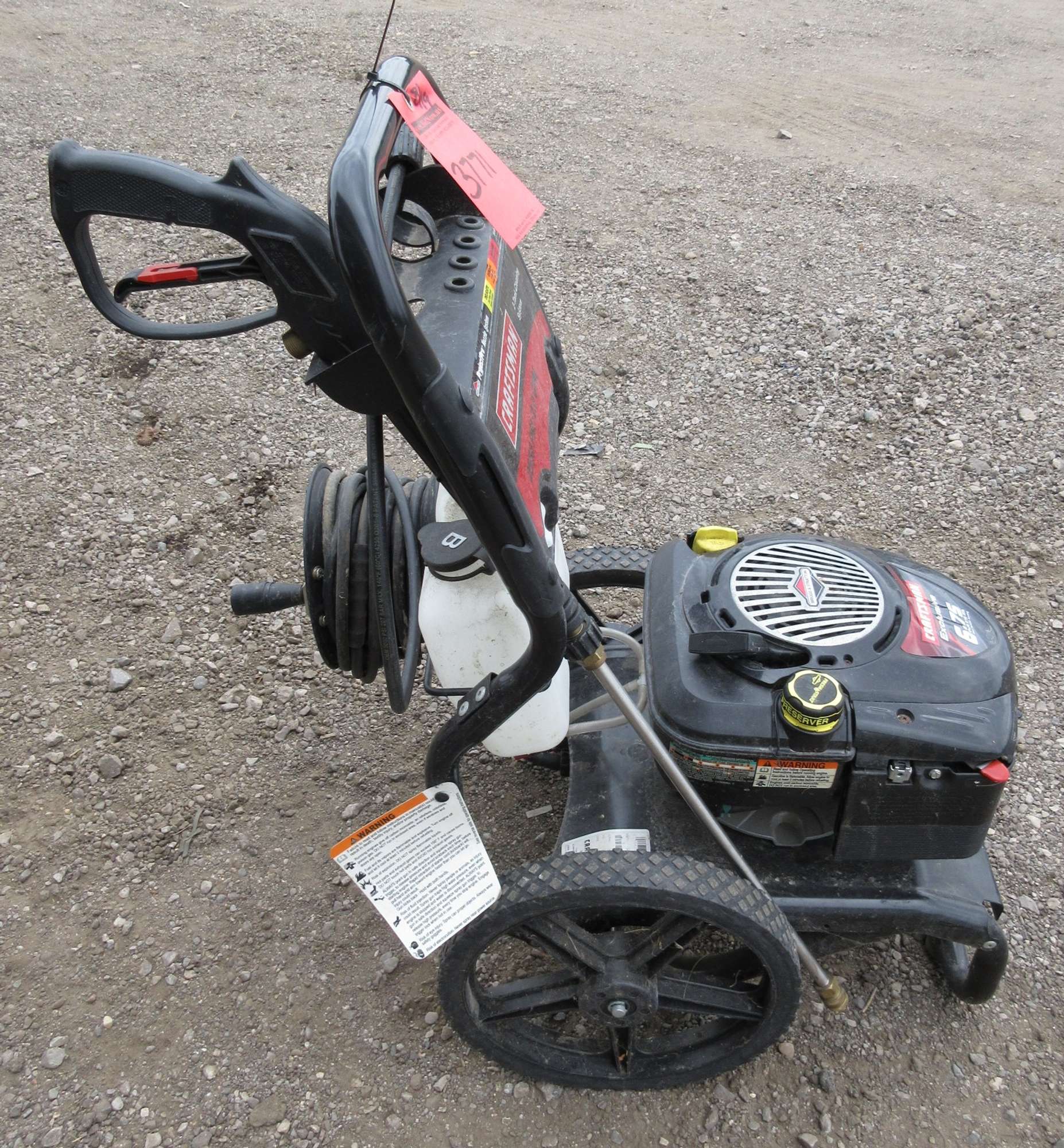 Albrecht Auctions Craftsman 6.75 HP Power Washer, 2550 PSI, 2.0 GPM