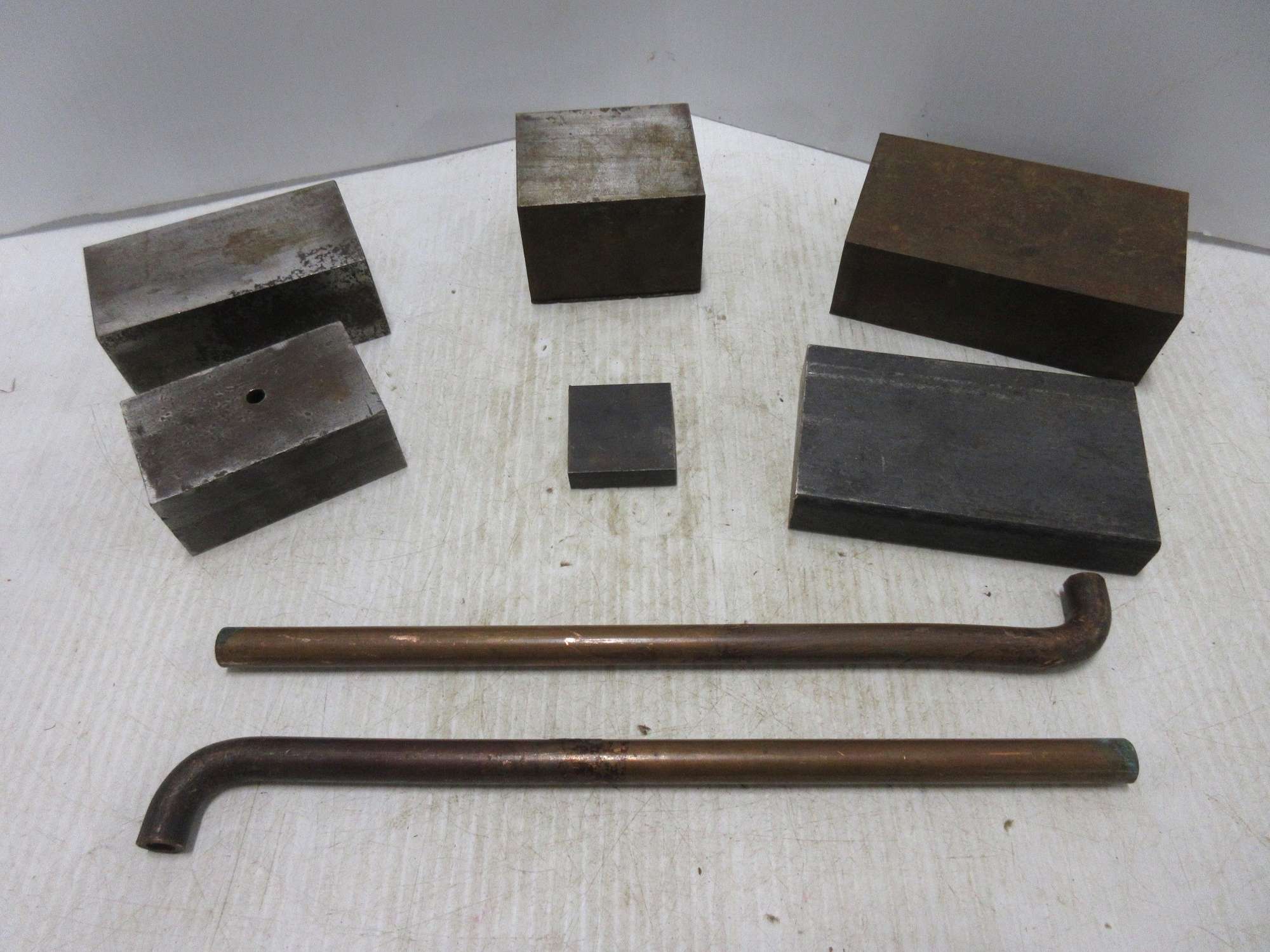 Albrecht Auctions | Steel Blocks, Great for Mini Anvils on Workbench ...