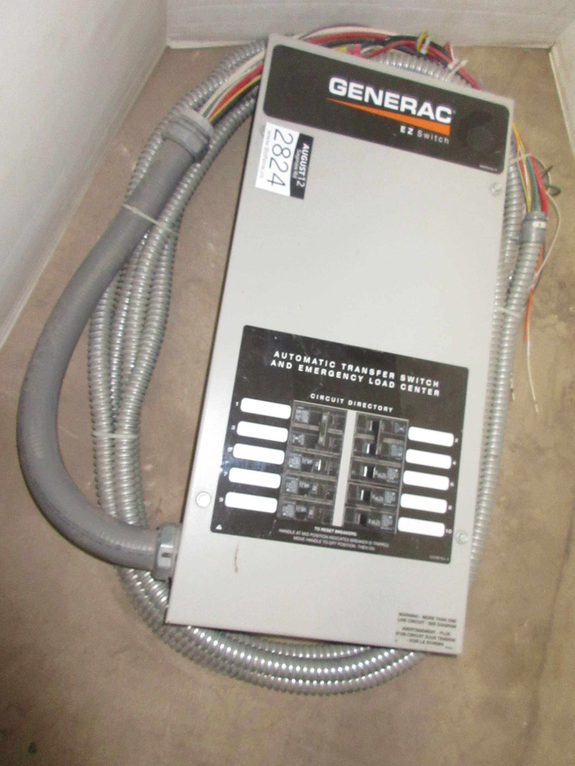 Albrecht Auctions | Generac Automatic Transfer Switch, Fits 7kw-22 kw