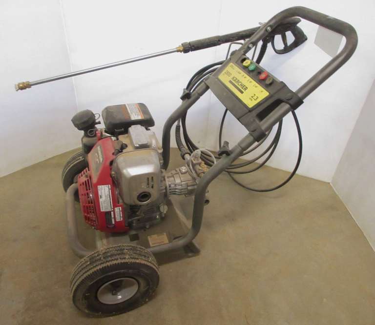 Albrecht Auctions | Karcher Pressure Washer with Honda ...