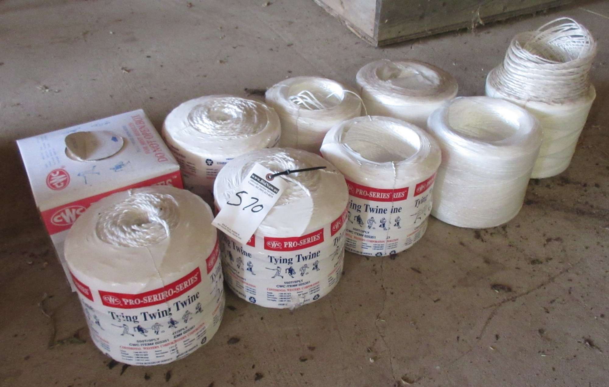 Albrecht Auctions | New Rolls and Partial Rolls of Nylon Twine