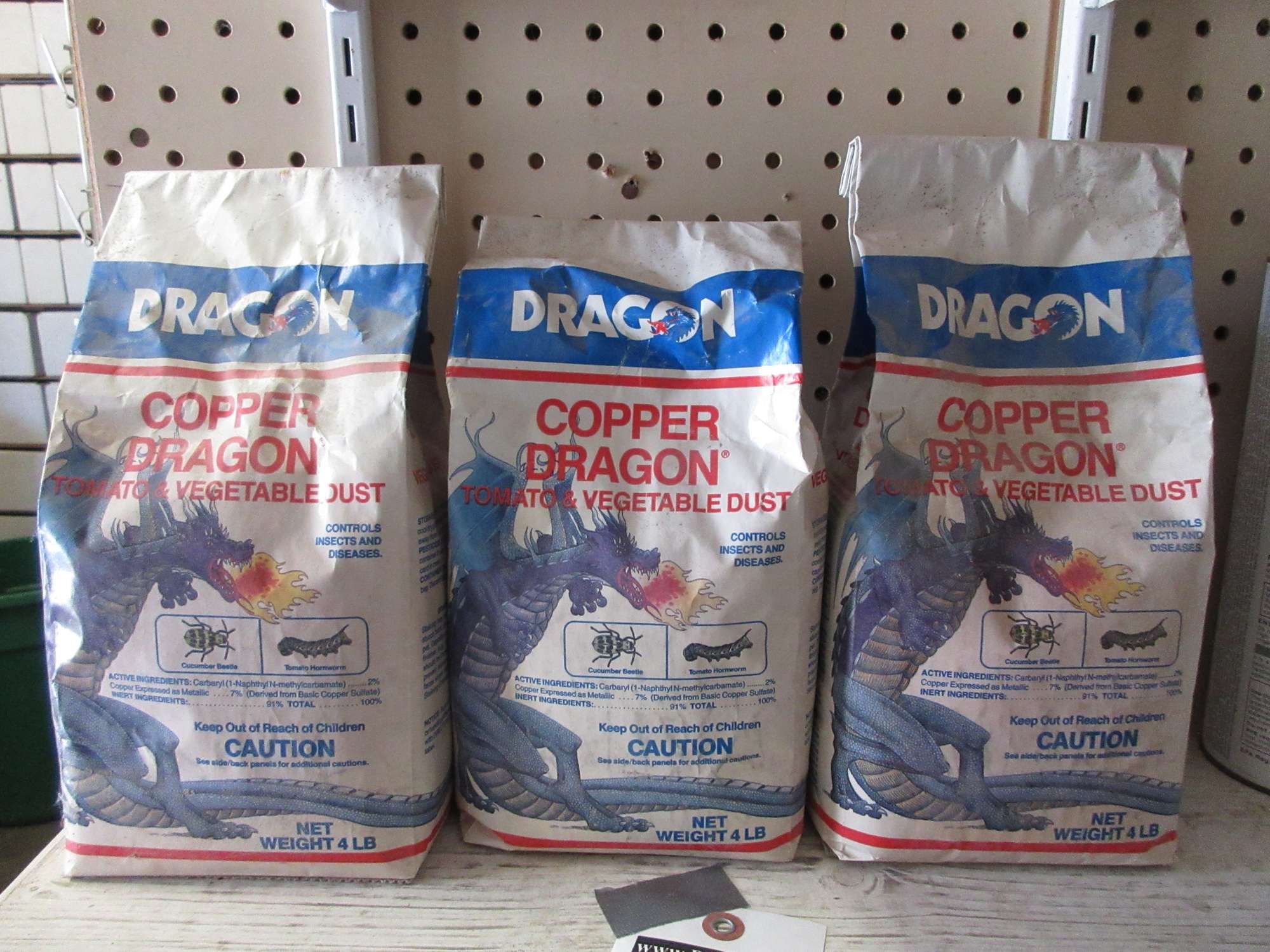 Albrecht Auctions | Copper Dragon Tomato and Vegetable Dust, (3) 4 lb. Bags