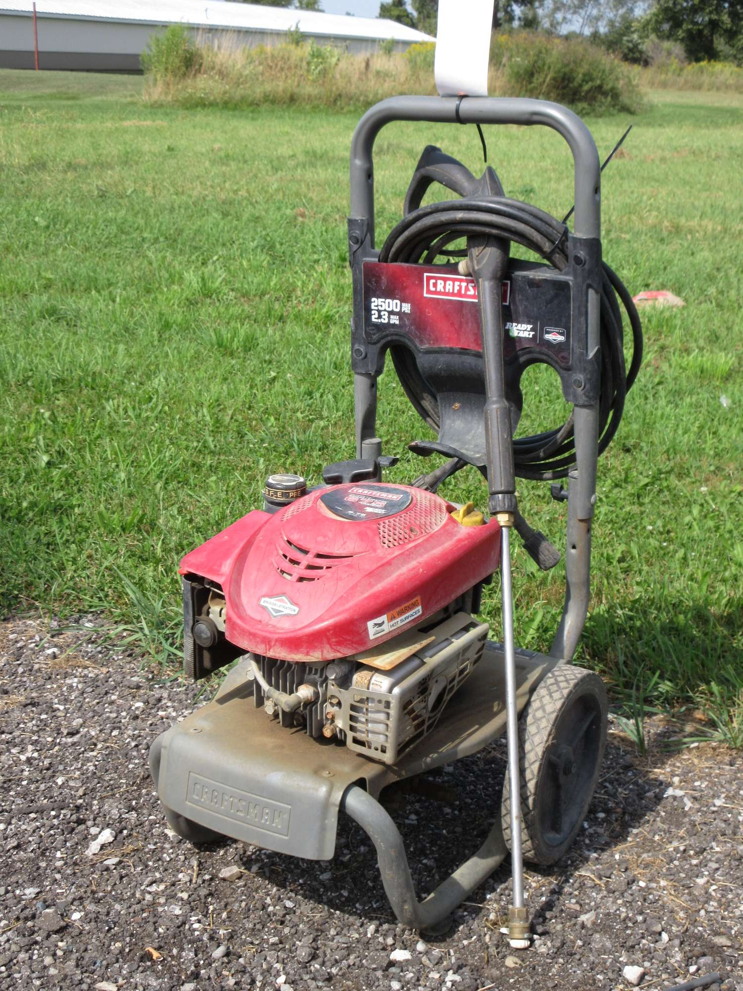 Albrecht Auctions Craftsman 2500 PSI Power Washer, 6.75 HP, 2.3 GPM