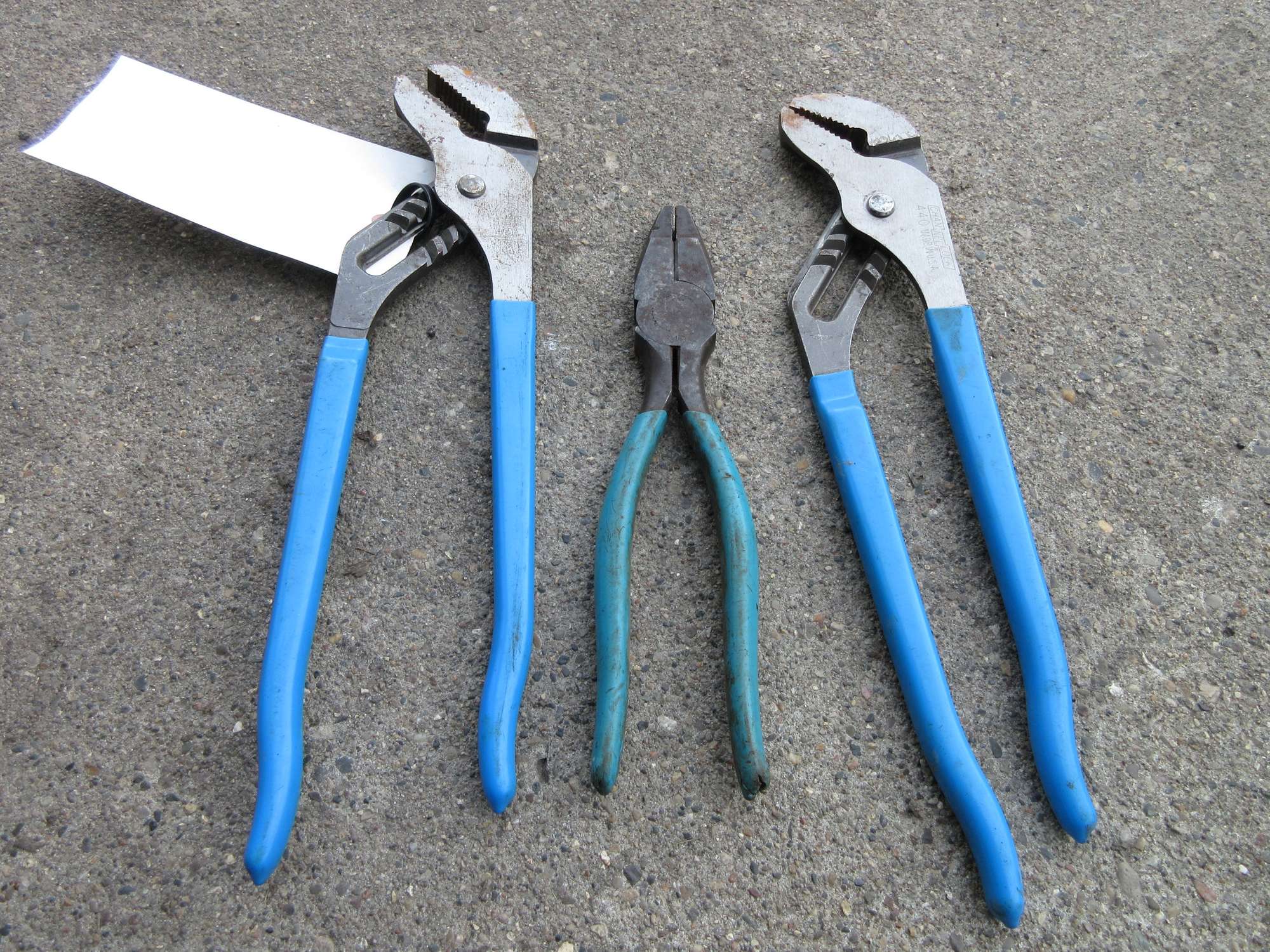 Albrecht Auctions (2) 12" Channel Lock Slip Joint Pliers and Channel
