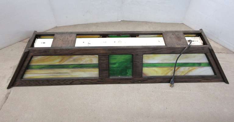 Stained Glass Pool Table Light