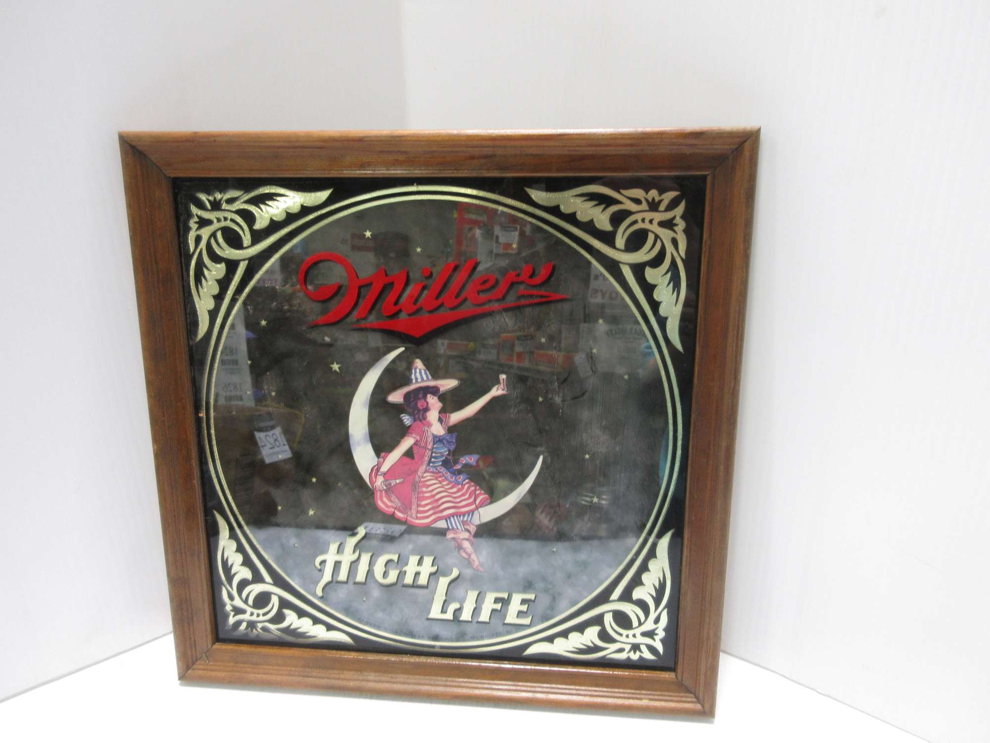 Albrecht Auctions | Miller High Life Mirror, Circa 1980