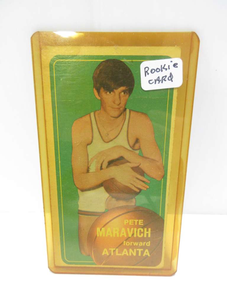 Pistol Pete Maravich Rookie Card, No. 123, Original 1968