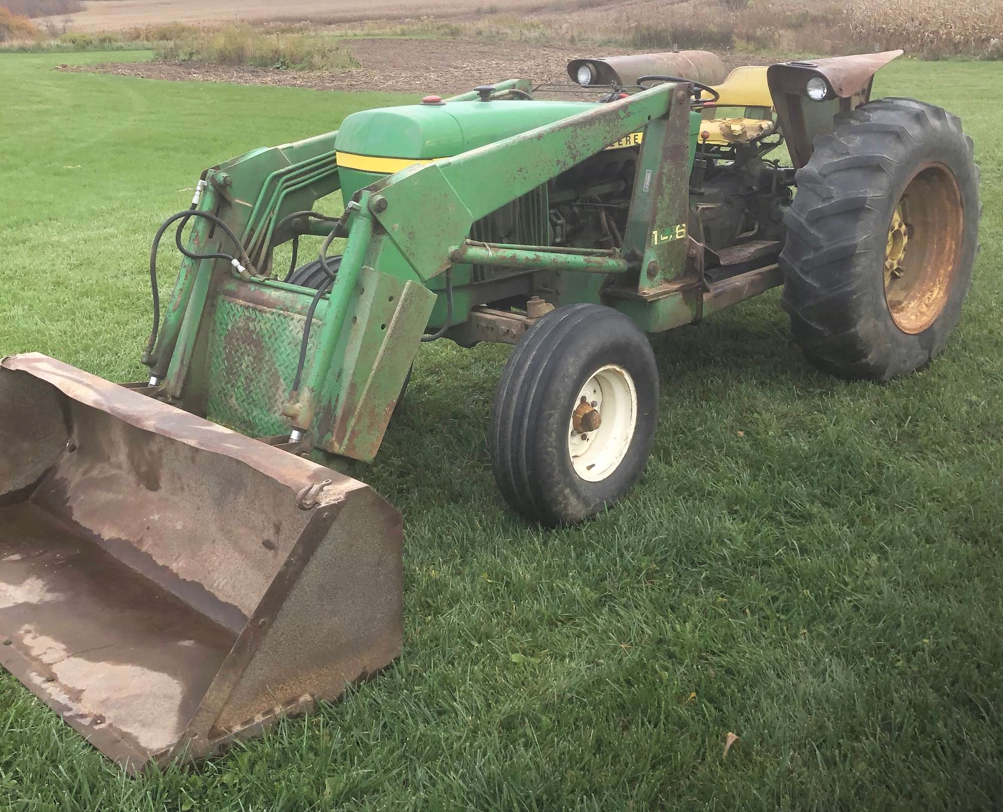 Albrecht Auctions | 1979 John Deere 2440 Diesel Tractor with Model 146