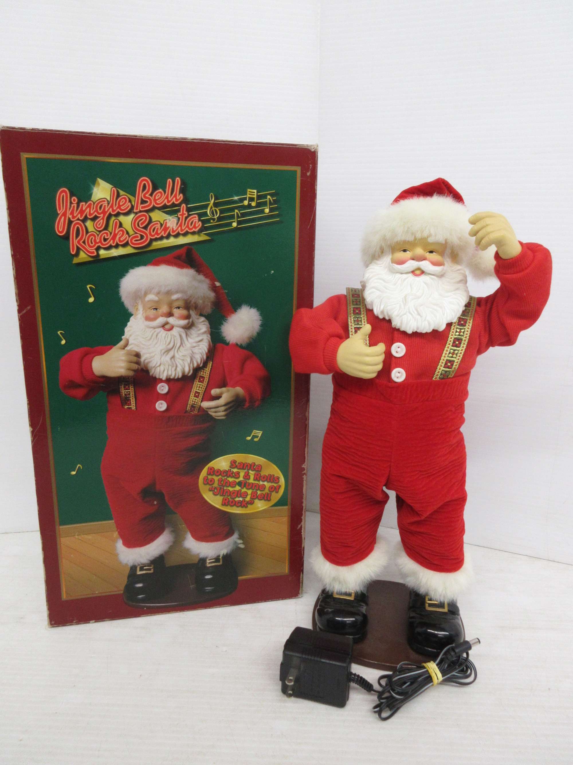 Albrecht Auctions | Jingle Bell Rock Animated Dancing Santa Claus, 1998 First Edition, Plays