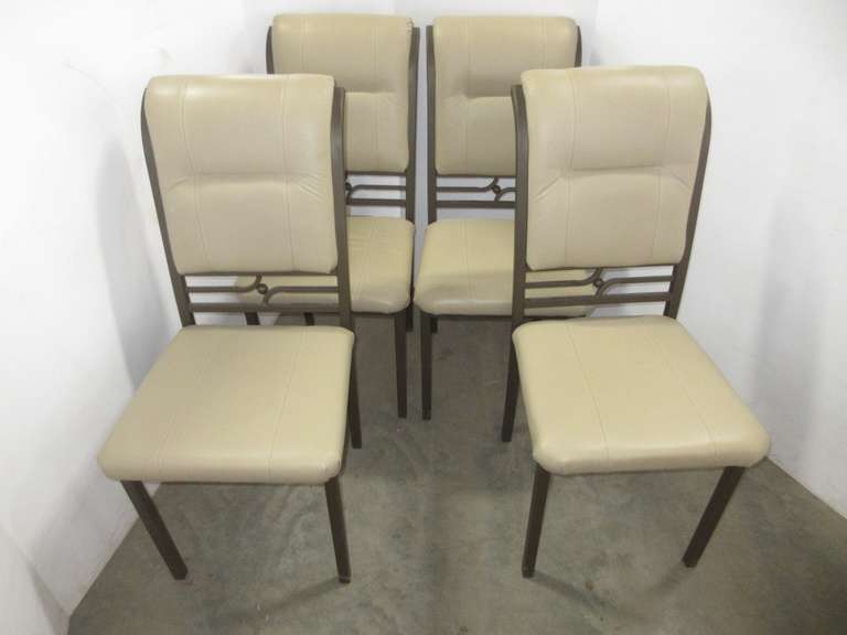 (4) Leather Kitchen Chairs from Art Van