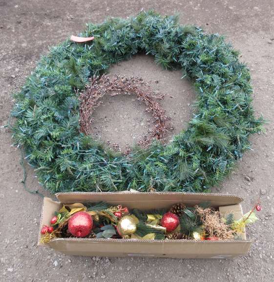 Large Christmas Wreath and More