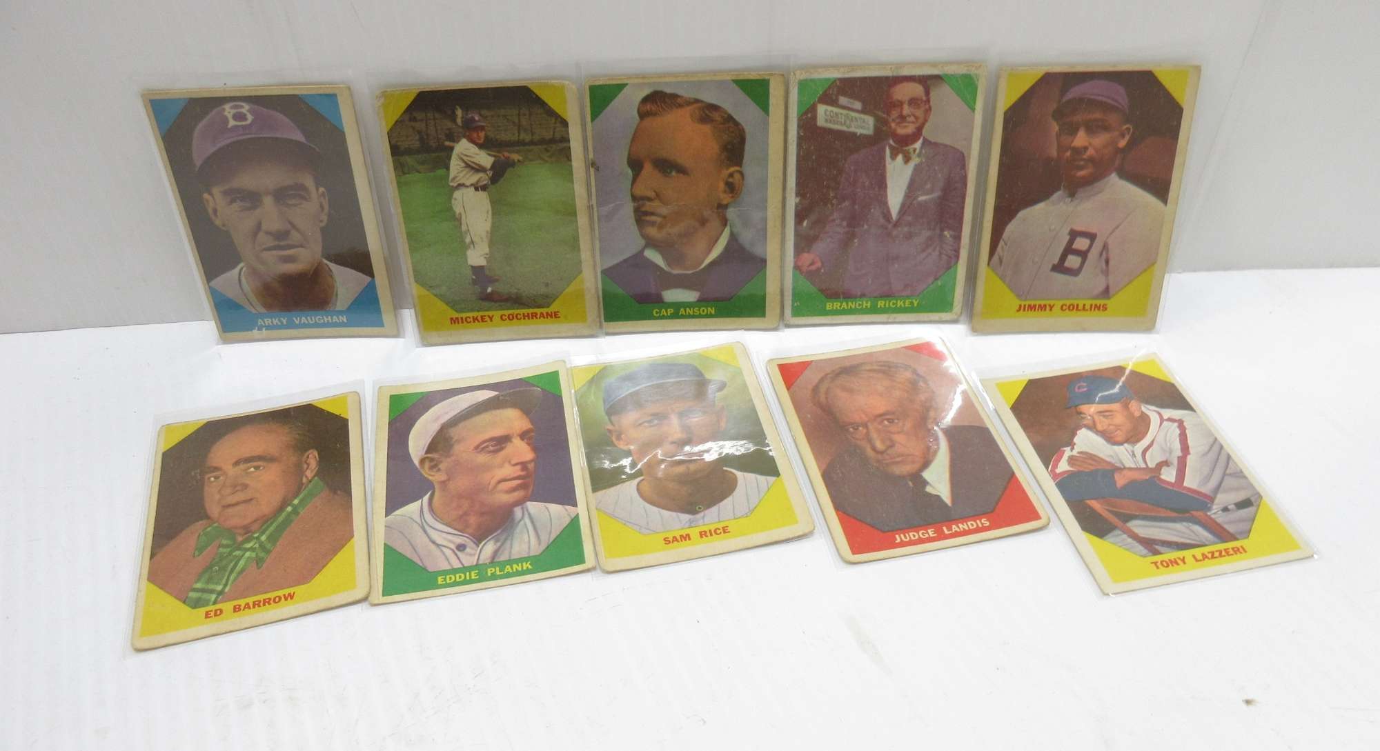 Albrecht Auctions 1960 Fleer Baseball Cards, Include Tony Lazzeri