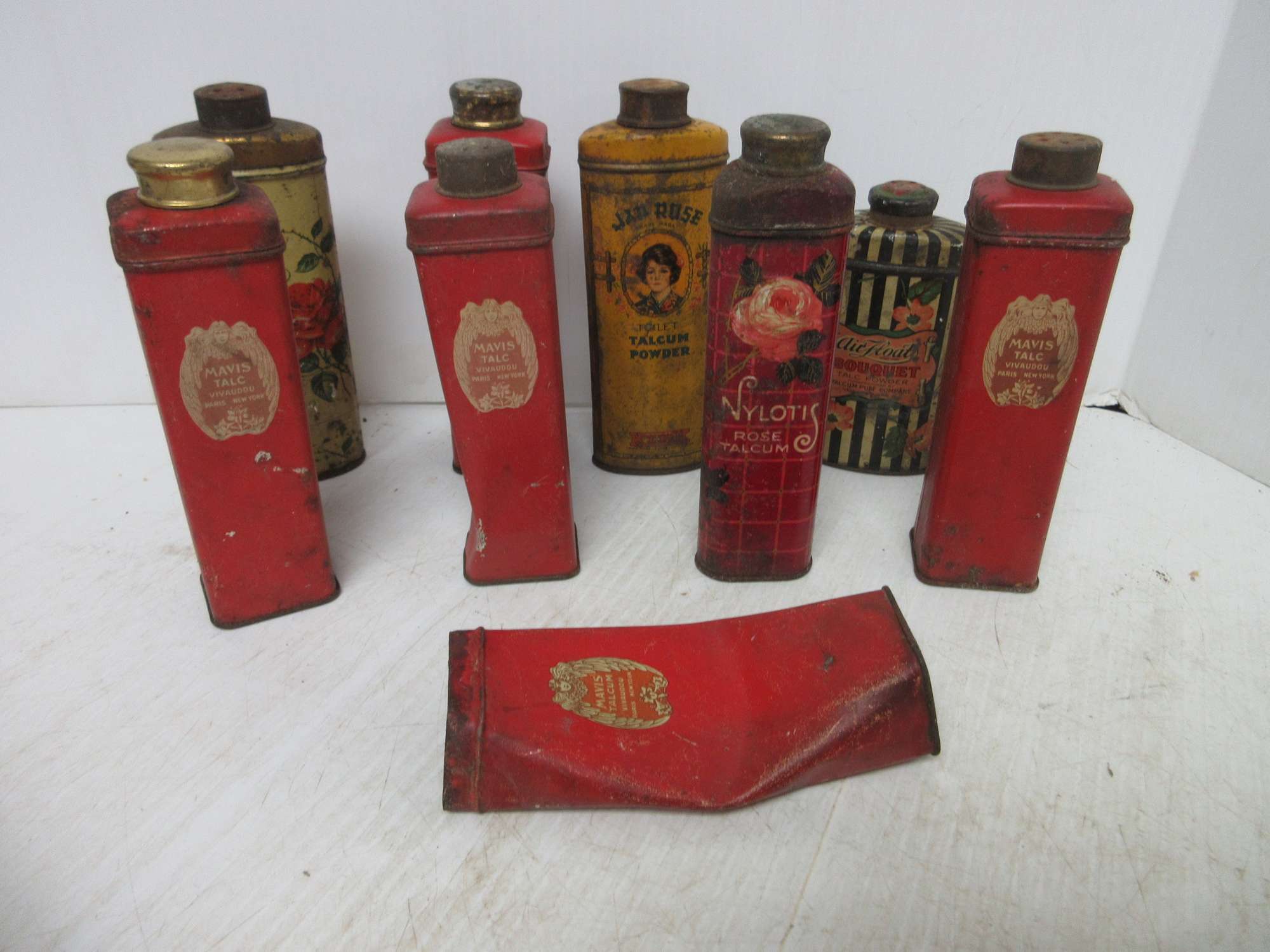 Antique Powder Containers Vintage Powder Boxes Etsy