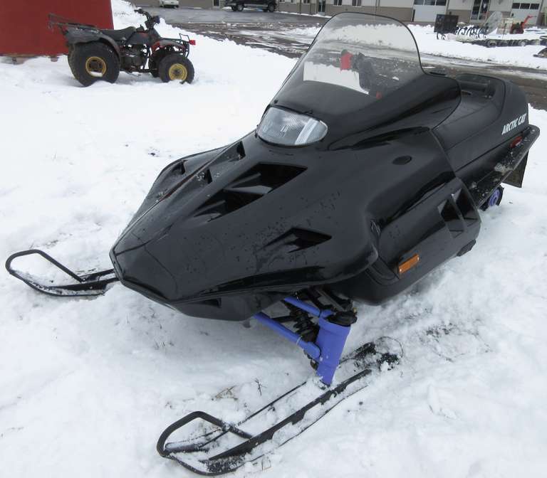 1995 Arctic Cat 900 Thundercat Snowmobile, Key and Bill of Sale in Office