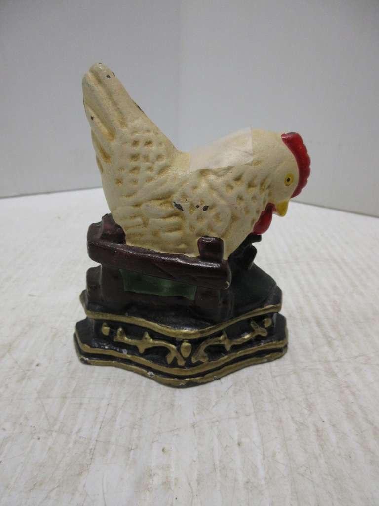 Cast Iron Rooster Doorstop