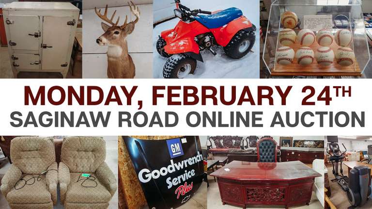 February 24th (Monday) Saginaw Road Online Consignment