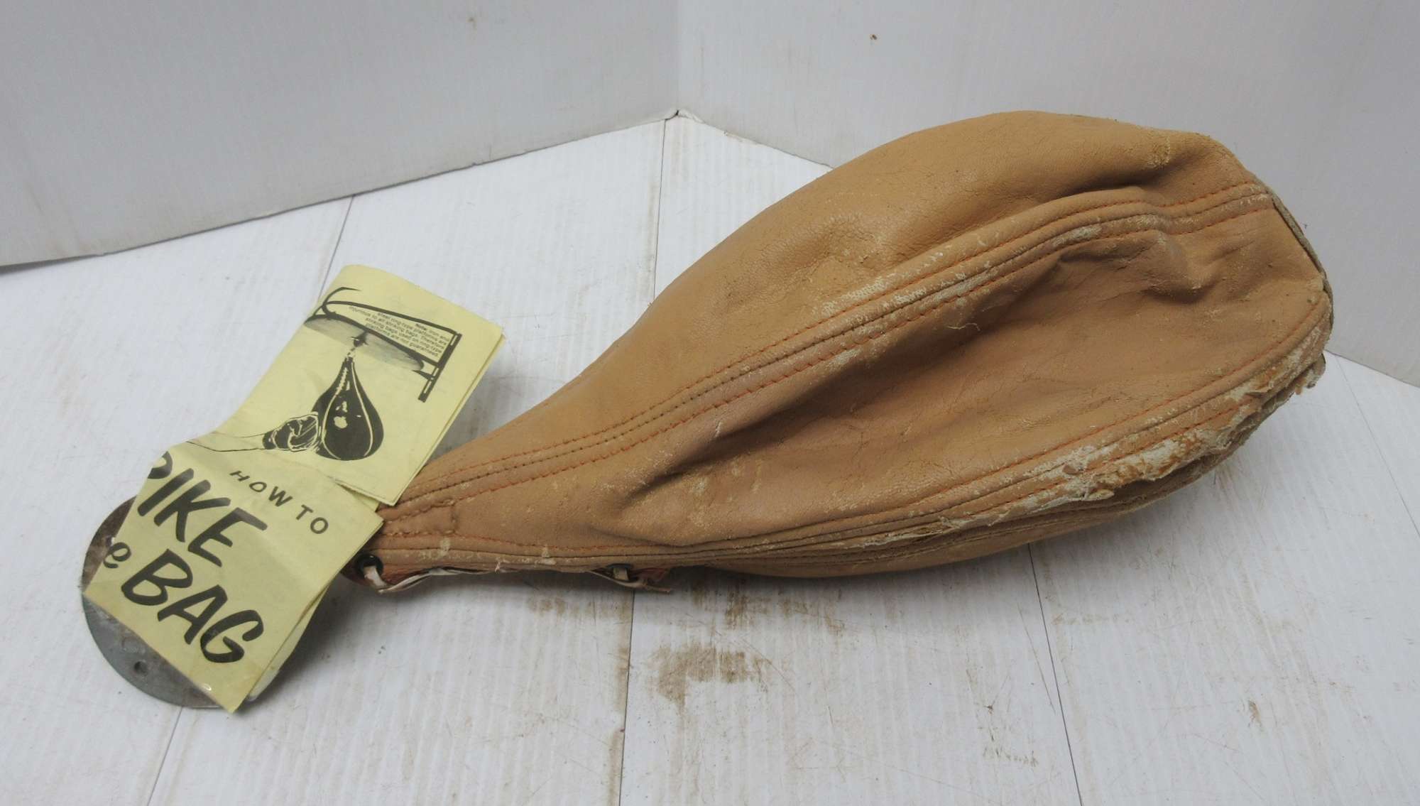 Albrecht Auctions Older Leather Speed Bag