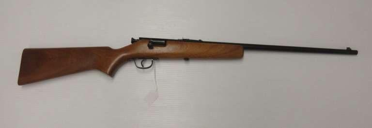 JC Higgins Model 10124 .22 Win, Mag Bolt Action Single Shot Rifle