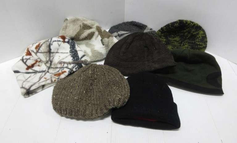 (8) Mens/Boys Winter Hats: Cabelas, North Face, and Oakley