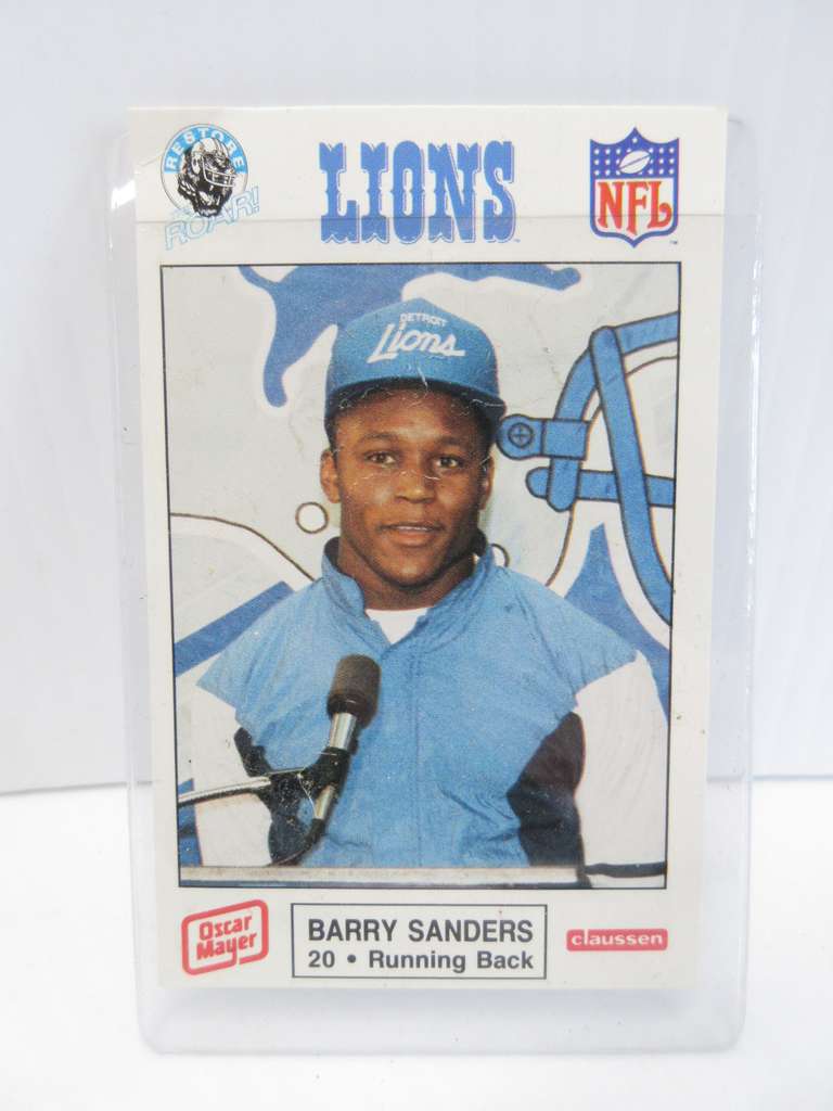 Barry Sanders Rookie Card