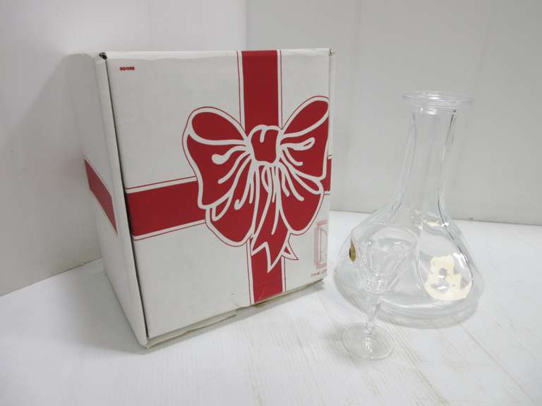 Crystal Decanter Set, Genuine Crystal