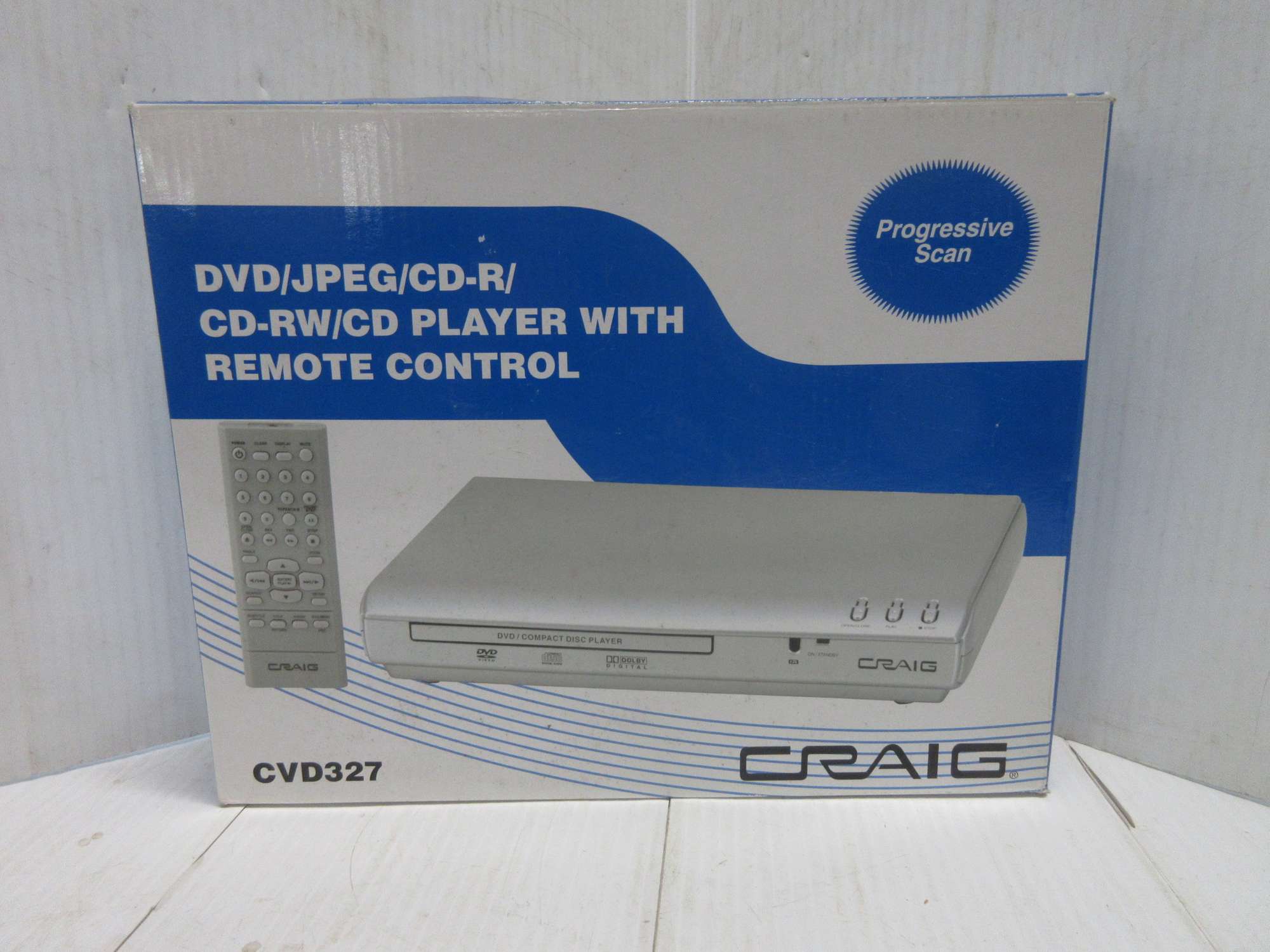 Albrecht Auctions Craig Dolby Digital DVD Player with Remote