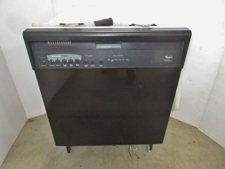 Black Whirlpool Quiet Partner II Dishwasher