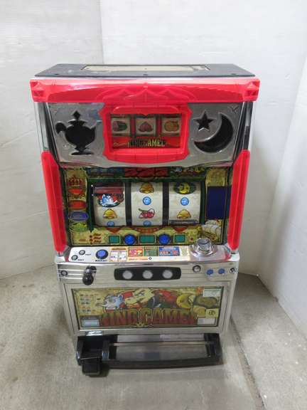 King Camel Multi-Light Slot Machine, Comes with Tokens, Keys, and User Booklet, Has Double Wheels, Keys in Office, Tokens in Back Cupboard in Office