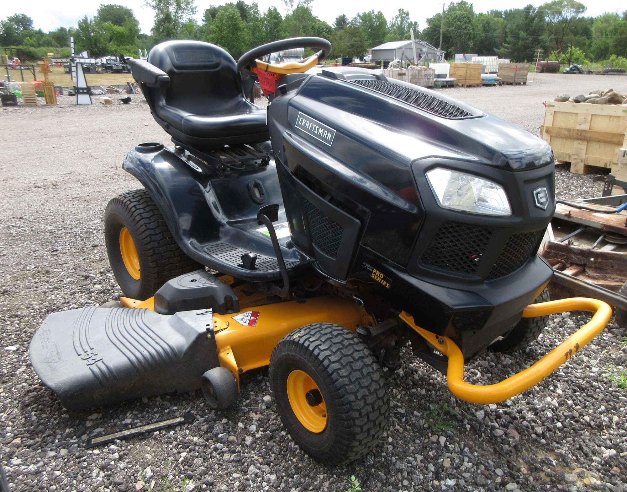 Albrecht Auctions 2017 Craftsman Lawn Mower, 7400 Pro Series, 54