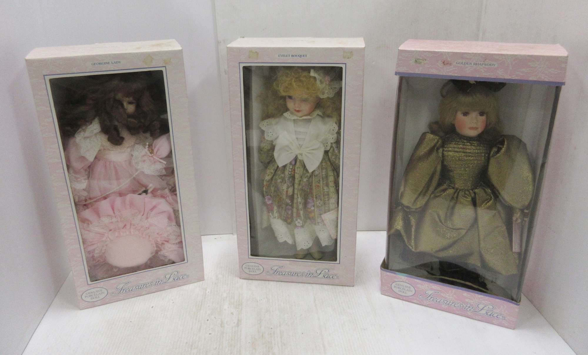 treasures in lace genuine porcelain doll
