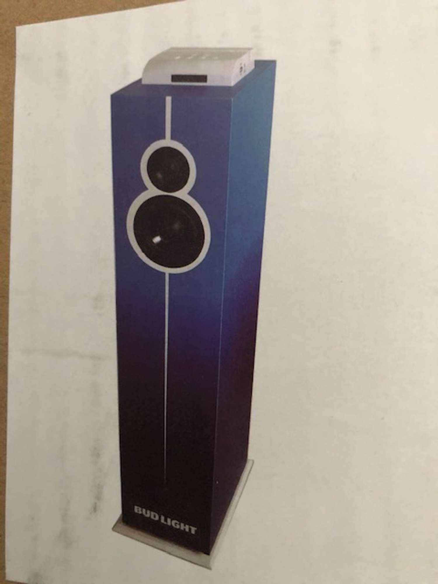 budweiser speaker tower