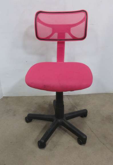 Pink Rolling Office Chair