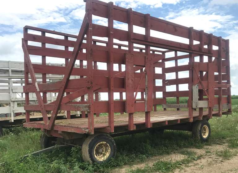 10' x 20' Bale Wagon with Running Gear