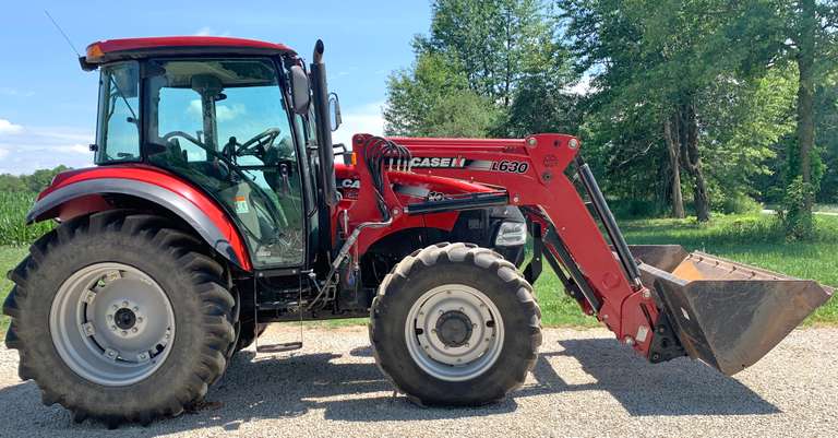 2014 Case Farmall 105C Tractor, (3160 Hours), with L630 Loader with Hydraulics for Grapple, 2-SCV's, 540/1000 PTO, MFWA, New 320/86R24 Front Tires, 460/85R30 Loaded Rear Tires at 80%, Tractor Runs Great