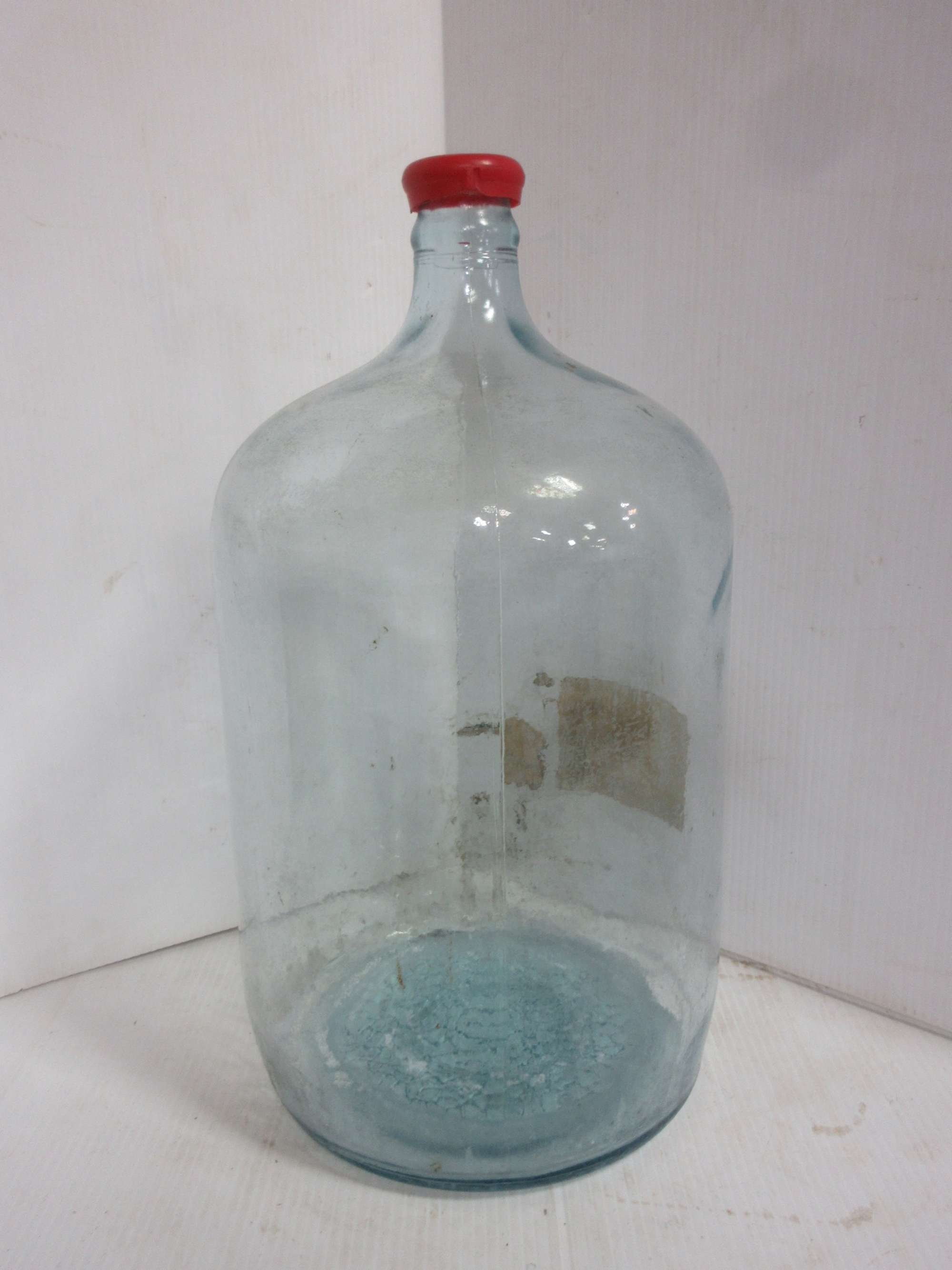 Albrecht Auctions Older FiveGallon Glass Jug for Wine Making
